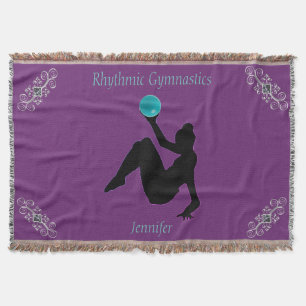 Rhythmische Gymnastik Ball Routine Glamour Decke
