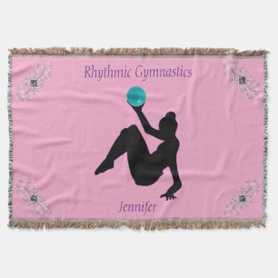 Rhythmische Gymnastik Ball Routinefilm Decke