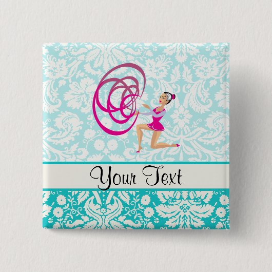 Rhythmische Gymnastik-Band Button (Vorderseite)