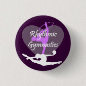 Rhythmische Gymnastik Button (Vorderseite)