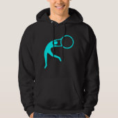Rhythmische Gymnastik - Cyan Hoodie (Vorderseite)