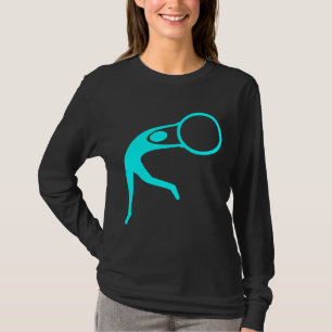 Rhythmische Gymnastik - Cyan T-Shirt