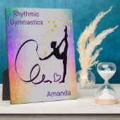 Rhythmische Gymnastik Girls Ribbon Fotoplatte (Seite)