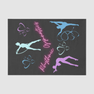 Rhythmische Gymnastik Hoop, Ribbon und Ball Seidenpapier