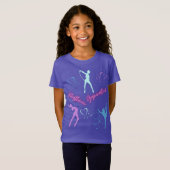 Rhythmische Gymnastik Hoop, Ribbon und Ball T-Shirt (Vorne ganz)