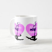 Rhythmische Gymnastik Kaffeetasse (Vorderseite Links)