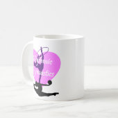 Rhythmische Gymnastik Kaffeetasse (Vorderseite Links)