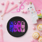 Rhythmische Gymnastik Liebe Pappteller (Party)