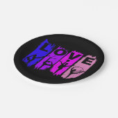 Rhythmische Gymnastik Liebe Pappteller (Schrägansicht)