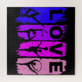 Rhythmische Gymnastik Liebe Puzzle (Horizontal)