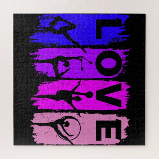 Rhythmische Gymnastik Liebe Puzzle (Horizontal)