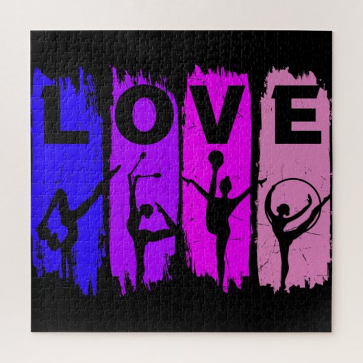 Rhythmische Gymnastik Liebe Puzzle (Vertikal)