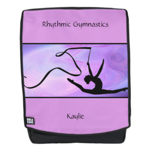 Rhythmische Gymnastik Lila Band Rucksack