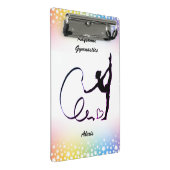 Rhythmische Gymnastik Mini Klemmbrett (Schrägansicht)