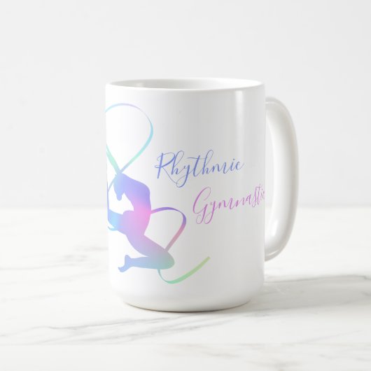 Rhythmische Gymnastik mit Ribbon Coffee Tasse Spor (VorderseiteRechts)