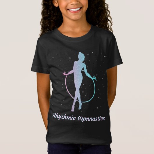 Rhythmische Gymnastik Pastel Hoop T-Shirt (Vorderseite)