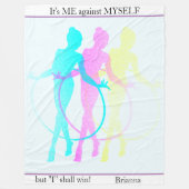 Rhythmische Gymnastik Reflections Me, My self & I Fleecedecke (Vorderseite)