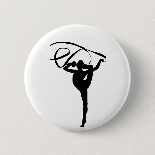 Rhythmische Gymnastik - Ribbon Button (Vorderseite)