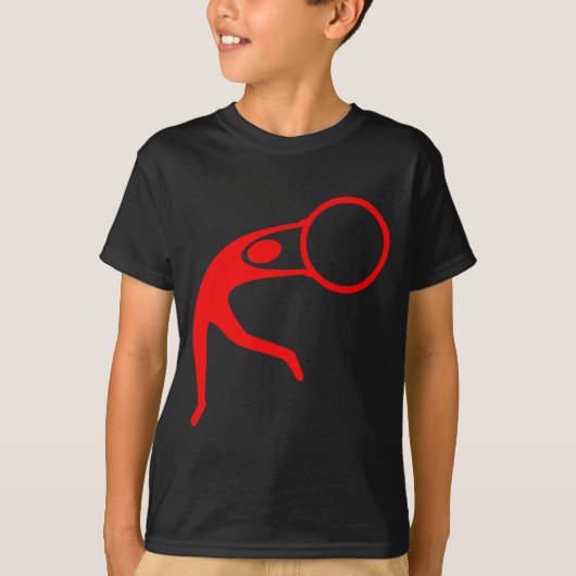 Rhythmische Gymnastik - Rot T-Shirt (Vorderseite)