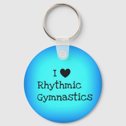 Rhythmische Gymnastik Schlüsselanhänger Geschenke  (Vorderseite)