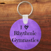 Rhythmische Gymnastik Schlüsselanhänger Geschenke (Vorderseite)