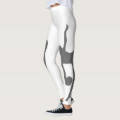 Rhythmische Gymnastik-Silhouette Leggings (Links)