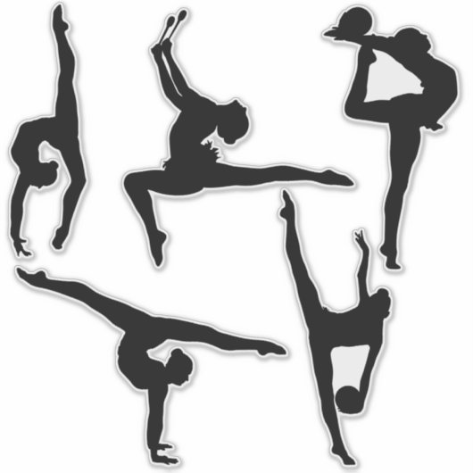 Rhythmische Gymnastik - Sticker (Vorderseite)