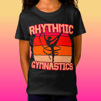 Rhythmische Gymnastik störend Orange und Rot