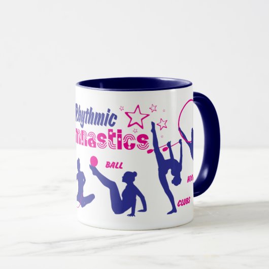 Rhythmische Gymnastik Tasse (VorderseiteRechts)