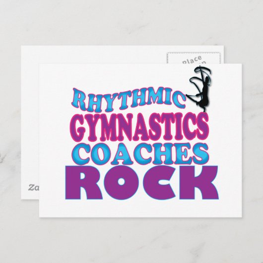 Rhythmische Gymnastik Trainer Geschenke Postkarte (Vorne/Hinten)