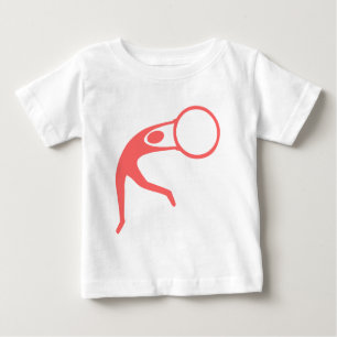 Rhythmische Gymnastik - tropisches Rosa Baby T-shirt