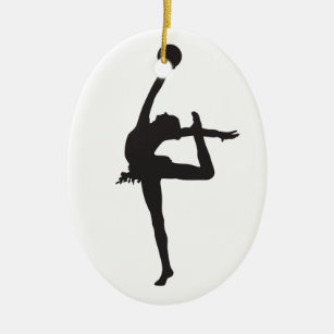 Rhythmische Gymnastik-Verzierung Keramik Ornament