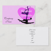 Rhythmische Gymnastik Visitenkarte (Vorne/Hinten)