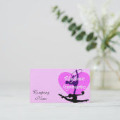 Rhythmische Gymnastik Visitenkarte (Stehend Vorderseite)