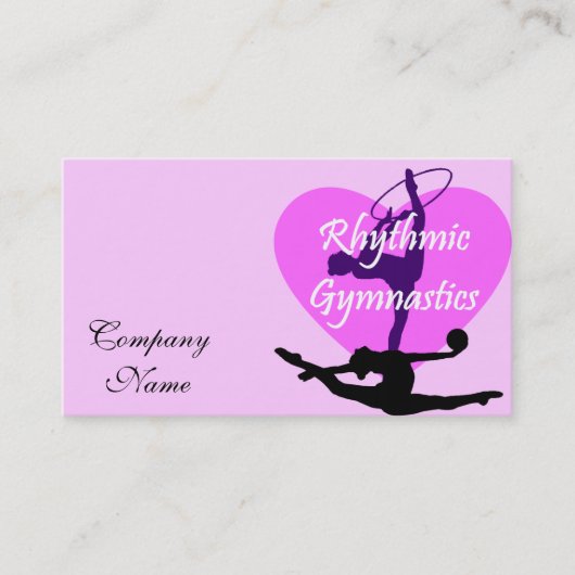 Rhythmische Gymnastik Visitenkarte (Vorderseite)
