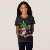Rhythmische Gymnastik Weihnachtsfeier T-Shirt (Vorne ganz)