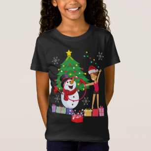 Rhythmische Gymnastik Weihnachtsfeier T-Shirt