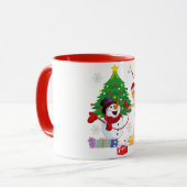 Rhythmische Gymnastik Weihnachtsfeier Tasse (Vorderseite Links)