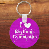Rhythmische Gymnastikgeschenke und Zubehör Schlüsselanhänger (Vorderseite)