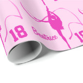 Rhythmische gymnastische geschenkpapier (Rolleneckpunkt)