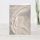 Rhythmische Linien | Abraham Walkowitz Karte (Vorderseite)