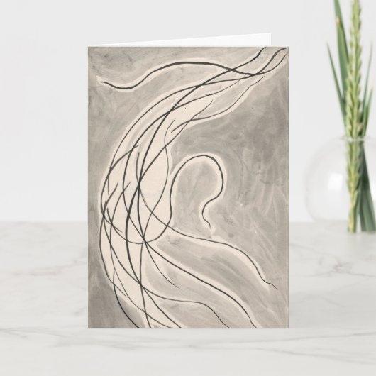 Rhythmische Linien | Abraham Walkowitz Karte (Vorderseite)