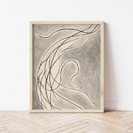 Rhythmische Linien | Abraham Walkowitz Poster