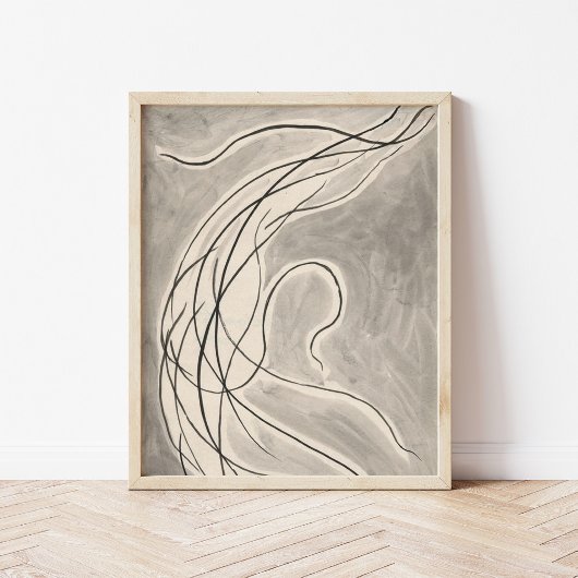 Rhythmische Linien | Abraham Walkowitz Poster