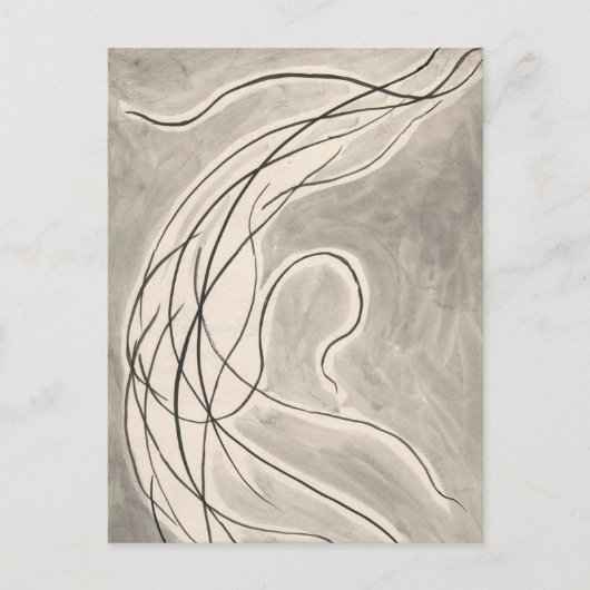 Rhythmische Linien | Abraham Walkowitz Postkarte (Vorderseite)