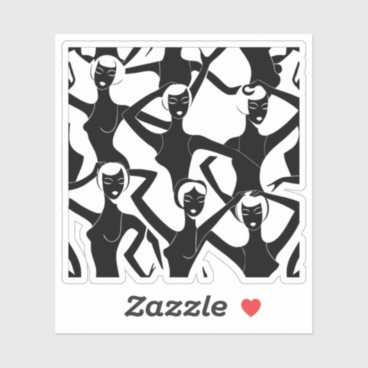 Rhythmische Reflection Aufkleber (Blatt)