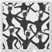 Rhythmische Reflection Aufkleber (Vorderseite)