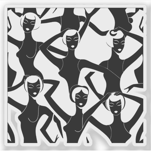 Rhythmische Reflection Aufkleber (Vorderseite)