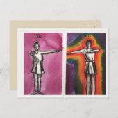 RHYTHMISCHE VII,VIII TANZMOVEMENTE POSTKARTE (Vorne/Hinten)