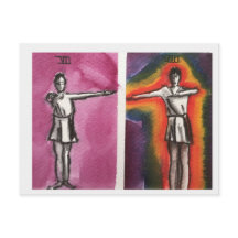 RHYTHMISCHE VII,VIII TANZMOVEMENTE POSTKARTE